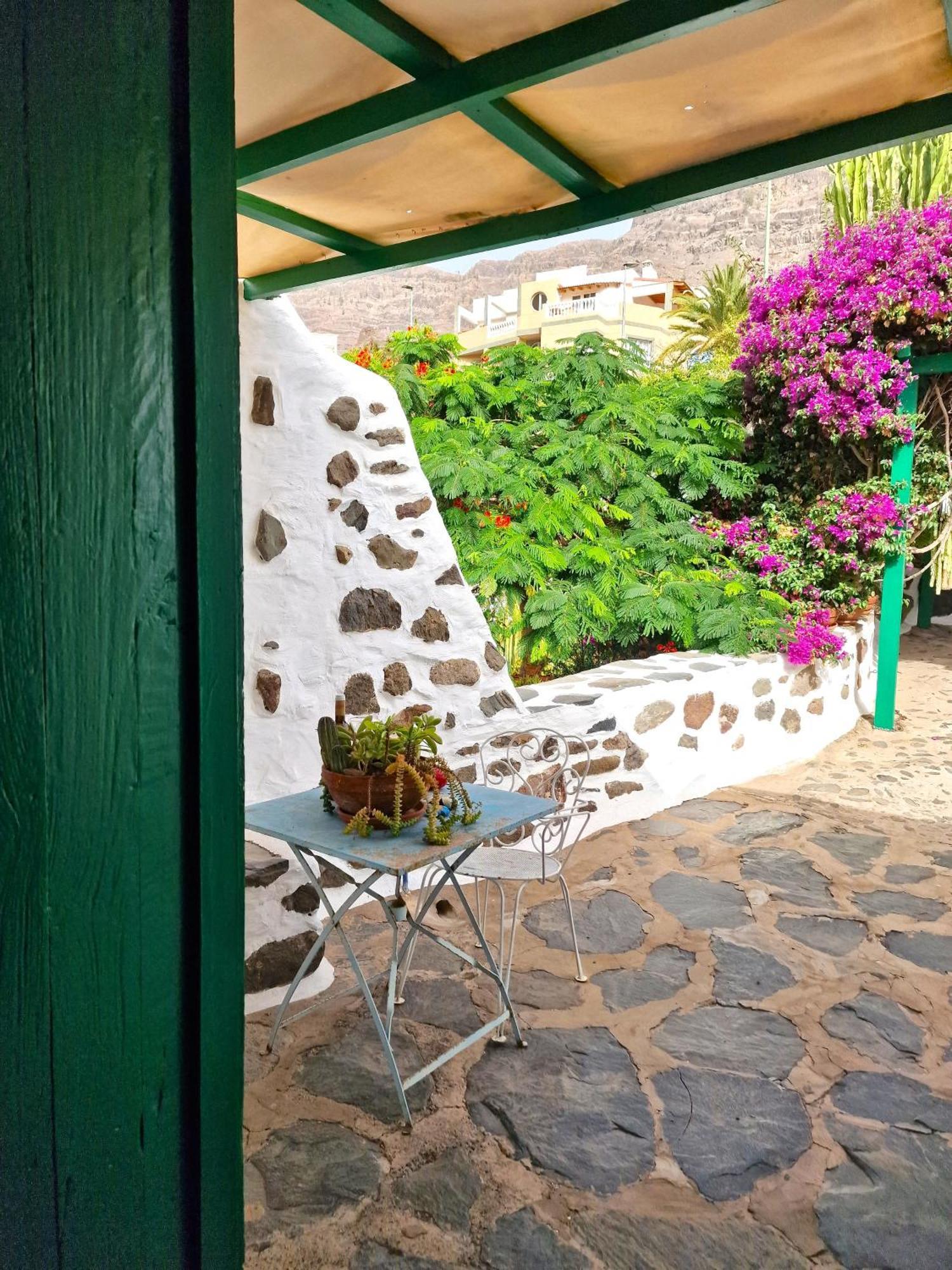 Historica Casa Con Vistas Al Jardin De Cactus Y Montanas Villa Mogan Exterior photo